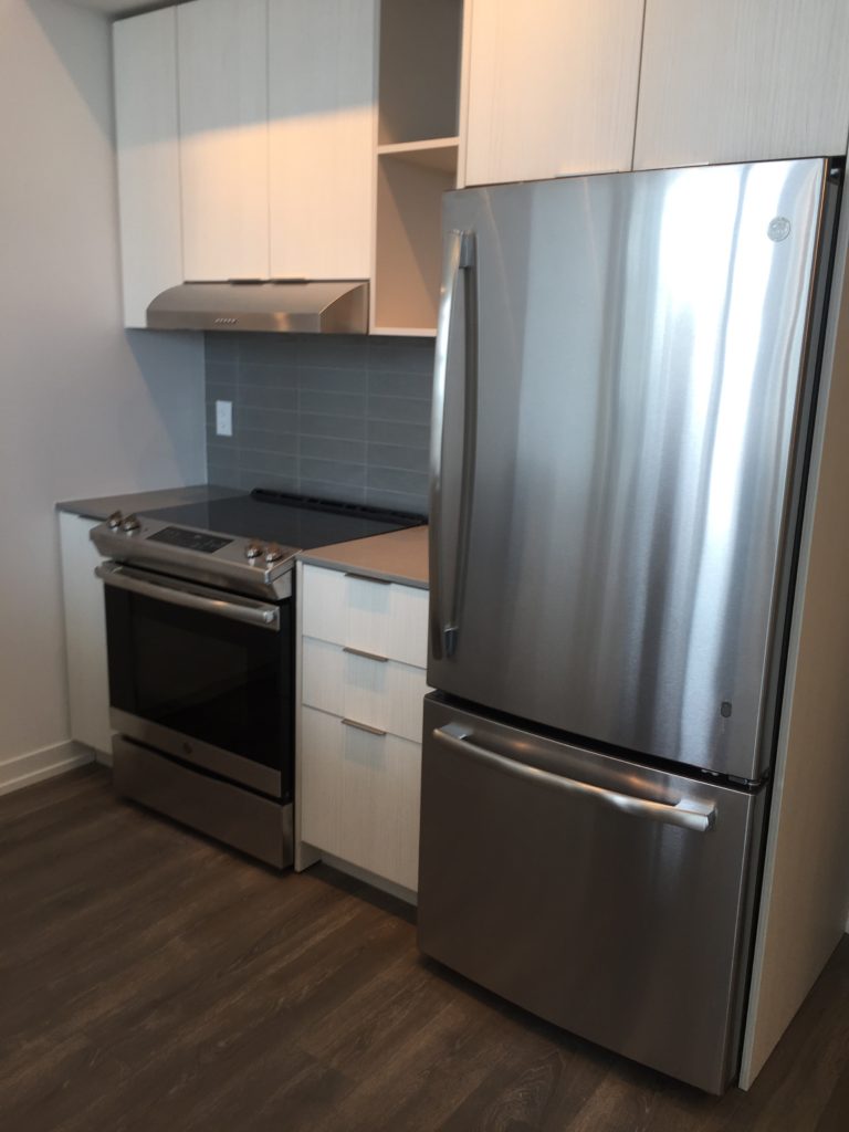 Photo of the kitchen in our GAP housing unit. 